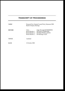 Auckland transcript BOI _Proceedings_COVER